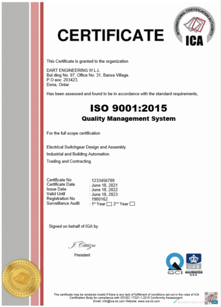 Download USA ICA certiificate of registration Word and PDF template Photoshop template